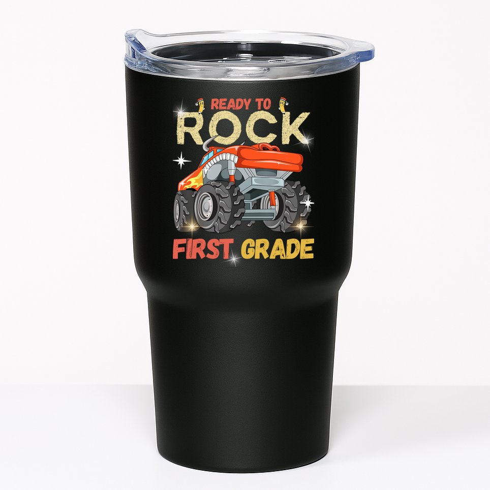 Ready To Rock First Grade First Day Of First Grade For Kids Tumbler