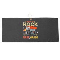 Ready To Rock First Grade First Day Of First Grade For Kids Large Microfiber Waffle Golf Towel