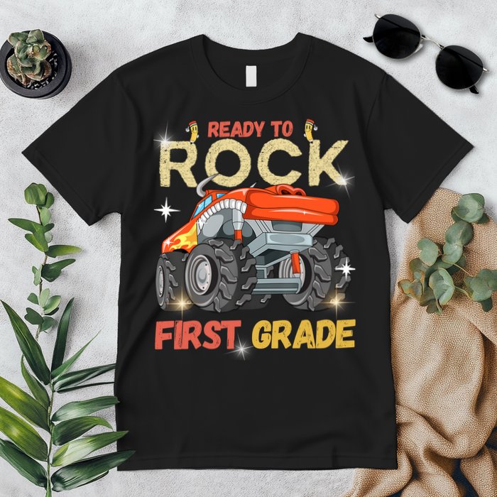 Ready To Rock First Grade First Day Of First Grade For Kids Premium T-Shirt
