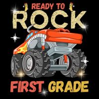 Ready To Rock First Grade First Day Of First Grade For Kids Premium T-Shirt