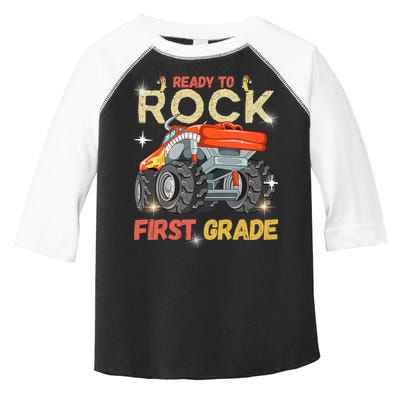 Ready To Rock First Grade First Day Of First Grade For Kids Toddler Fine Jersey T-Shirt