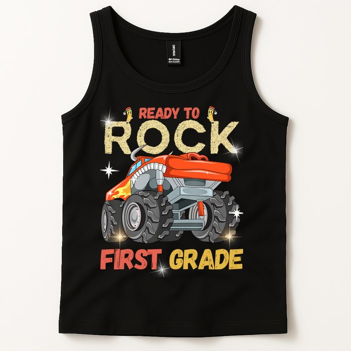 Ready To Rock First Grade First Day Of First Grade For Kids Tank Top