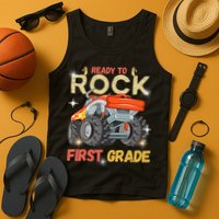 Ready To Rock First Grade First Day Of First Grade For Kids Tank Top