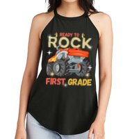 Ready To Rock First Grade First Day Of First Grade For Kids Women's Perfect Tri Rocker Tank