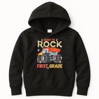 Ready To Rock First Grade First Day Of First Grade For Kids Kids Hoodie