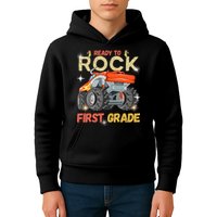 Ready To Rock First Grade First Day Of First Grade For Kids Kids Hoodie