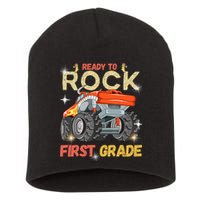 Ready To Rock First Grade First Day Of First Grade For Kids Short Acrylic Beanie