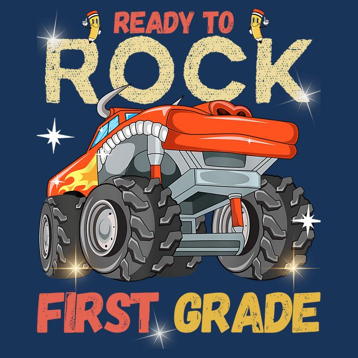 Ready To Rock First Grade First Day Of First Grade For Kids Infant Baby Jersey Bodysuit