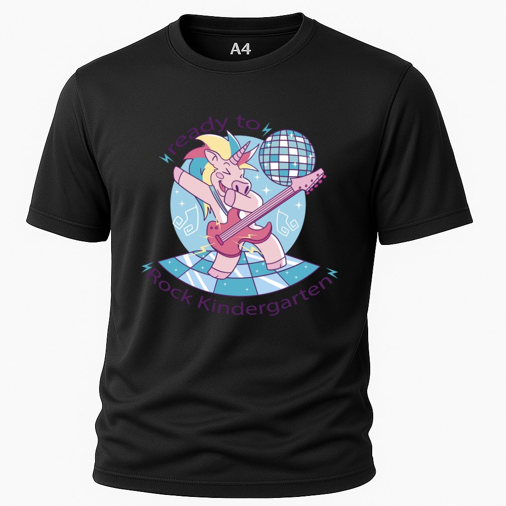 Ready To Rock Kindergarten Unicorn Back To School Performance Shirt