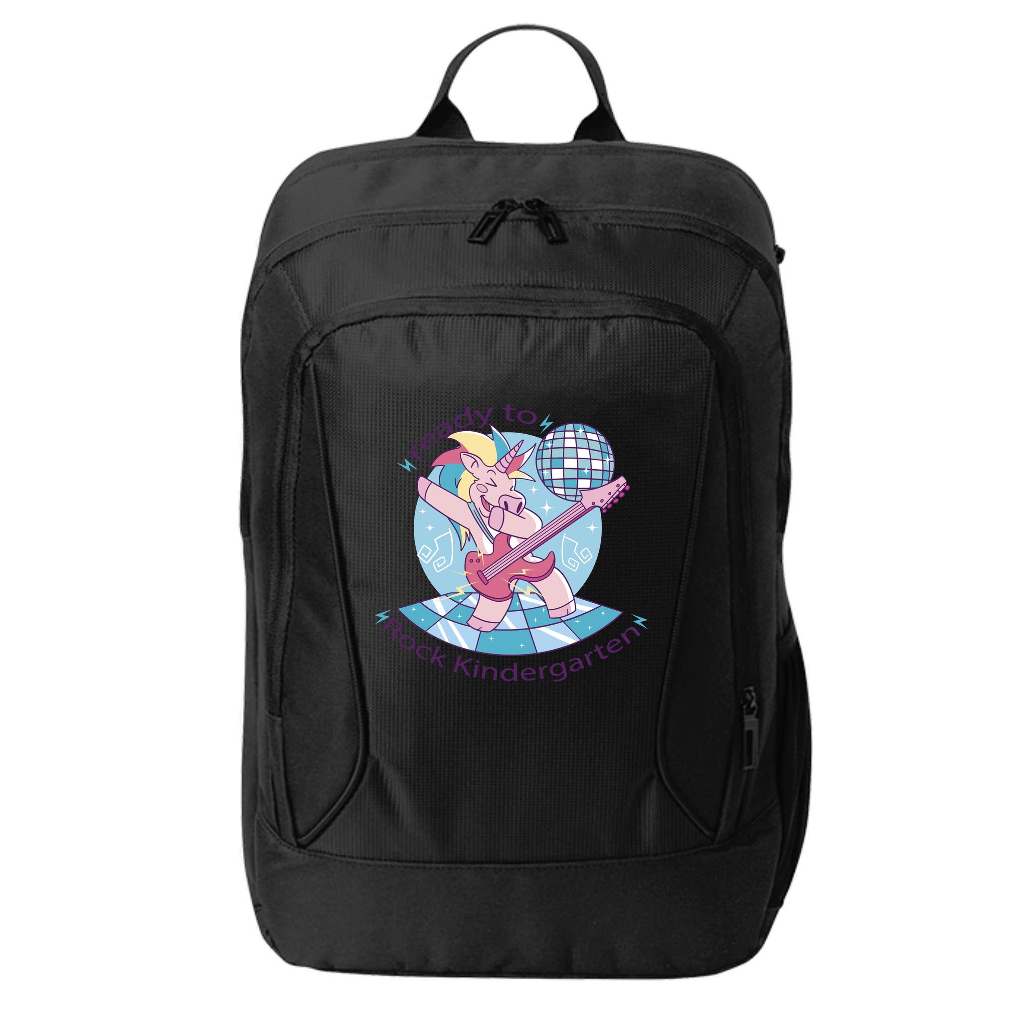 Ready To Rock Kindergarten Unicorn Back To School City Backpack