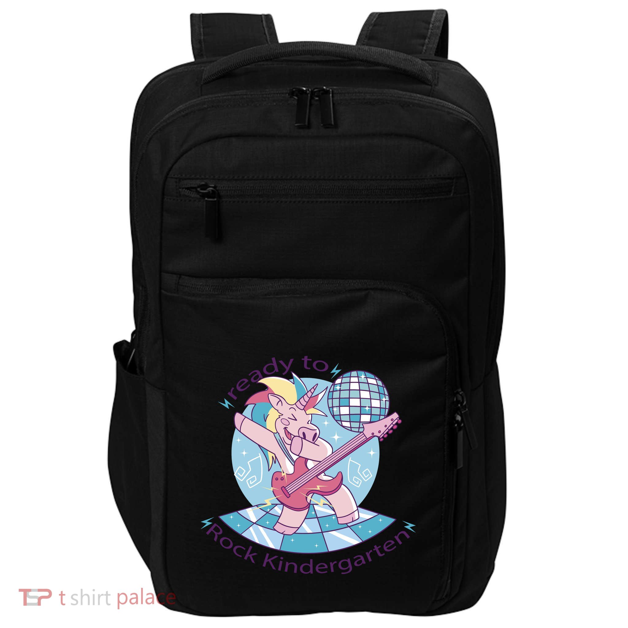 Ready To Rock Kindergarten Unicorn Back To School Impact Tech Backpack
