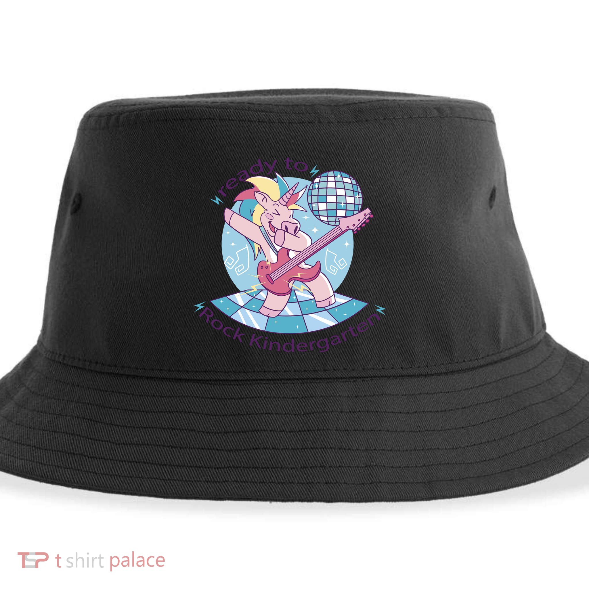Ready To Rock Kindergarten Unicorn Back To School Sustainable Bucket Hat