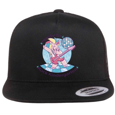 Ready To Rock Kindergarten Unicorn Back To School Flatbill Hat