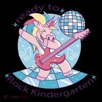 Ready To Rock Kindergarten Unicorn Back To School 16 in Basic Backpack