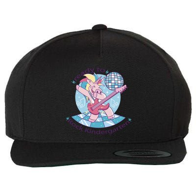 Ready To Rock Kindergarten Unicorn Back To School Wool Snapback Cap