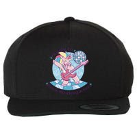 Ready To Rock Kindergarten Unicorn Back To School Wool Snapback Cap