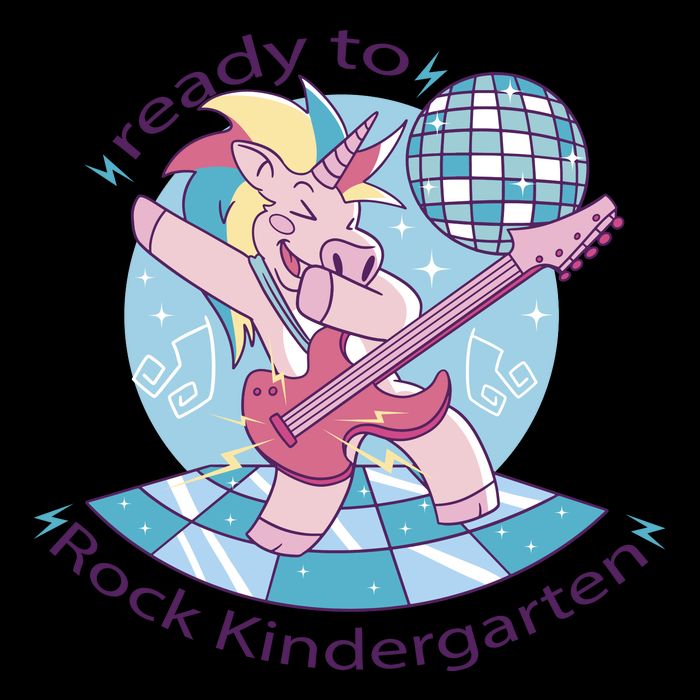 Ready To Rock Kindergarten Unicorn Back To School Wool Snapback Cap