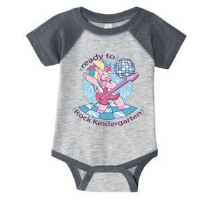 Ready To Rock Kindergarten Unicorn Back To School Infant Baby Jersey Bodysuit