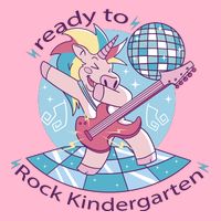 Ready To Rock Kindergarten Unicorn Back To School Magnet