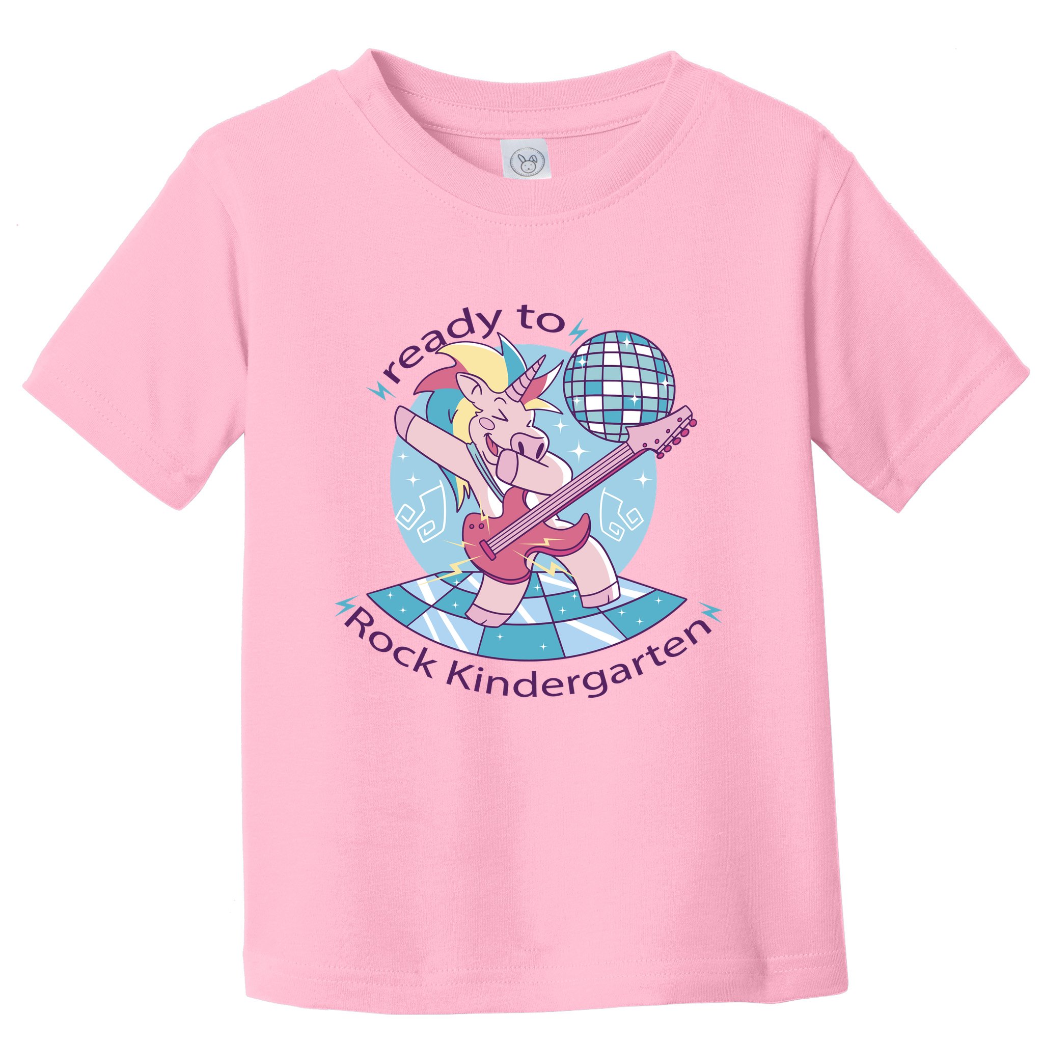 Ready To Rock Kindergarten Unicorn Back To School Toddler T-Shirt