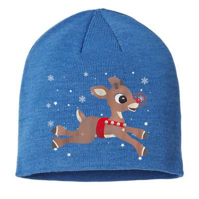 Rudolph The Red Nose Reindeer For And Christmas Fan Sustainable Beanie