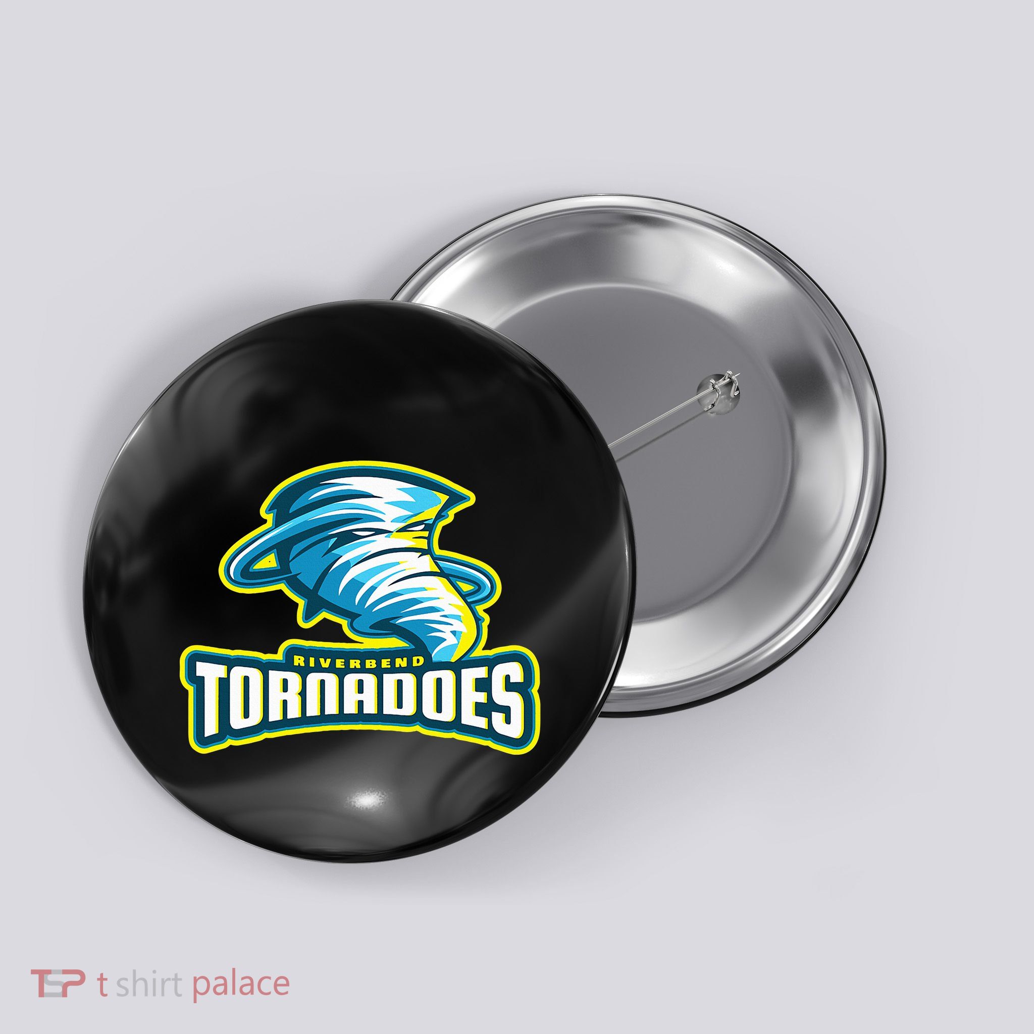 Riverbend Tornadoes Button