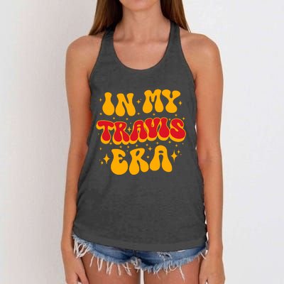 Retro Travis Women's Knotted Racerback Tank