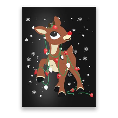 Rudolph The Red Nose Reindeer For Christmas Fan Poster