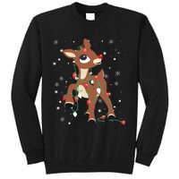 Rudolph The Red Nose Reindeer For Christmas Fan Tall Sweatshirt