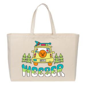 Road Trip Cotton Canvas Jumbo Tote