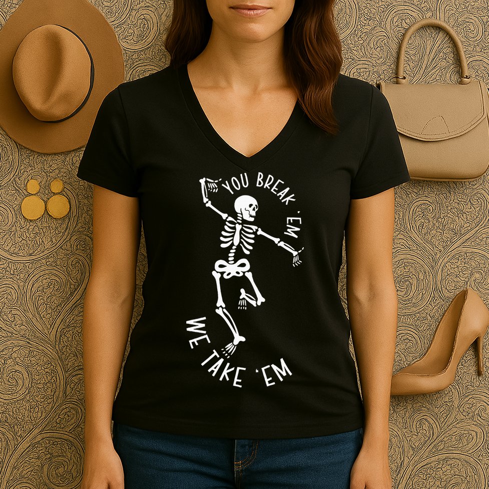 Rad Technologist Rad Tech Week Radiology Tech Women's V-Neck T-Shirt