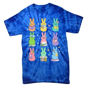 Reading Teacher Rabbit School Tie-Dye T-Shirt