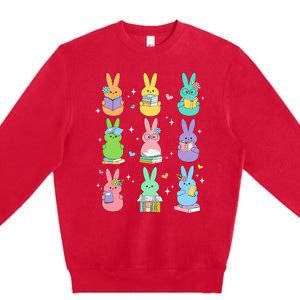 Reading Teacher Rabbit School Premium Crewneck Sweatshirt