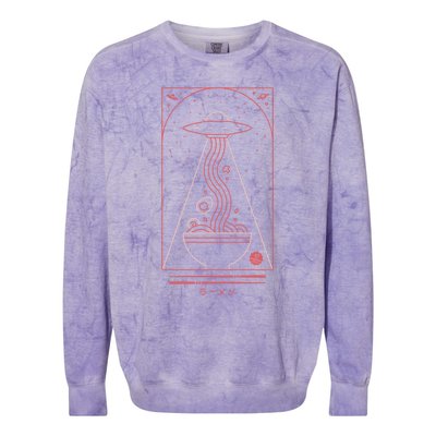 Ramen Takeout Colorblast Crewneck Sweatshirt