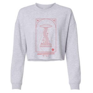 Ramen Takeout Cropped Pullover Crew