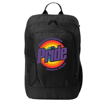 Resist Trump Remove Stubborn Orange Stains Pride Month LGBTQ City Backpack