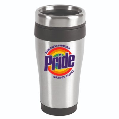 Resist Trump Remove Stubborn Orange Stains Pride Month LGBTQ 16oz Travel Tumbler
