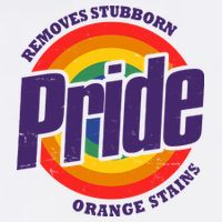 Resist Trump Remove Stubborn Orange Stains Pride Month LGBTQ Tall T-Shirt