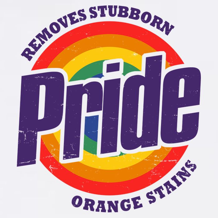 Resist Trump Remove Stubborn Orange Stains Pride Month LGBTQ Tall T-Shirt