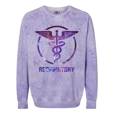 Respiratory Therapist Respiratory Therapy Design Colorblast Crewneck Sweatshirt