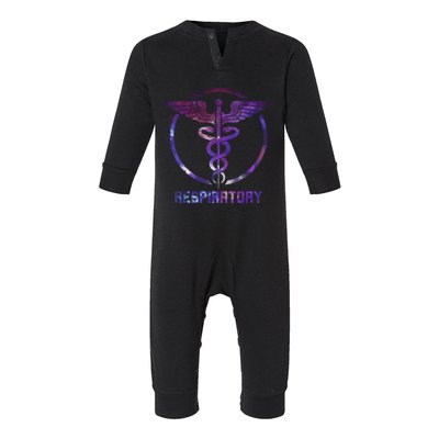 Respiratory Therapist Respiratory Therapy Design Infant Fleece One Piece