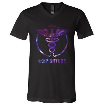 Respiratory Therapist Respiratory Therapy Design V-Neck T-Shirt