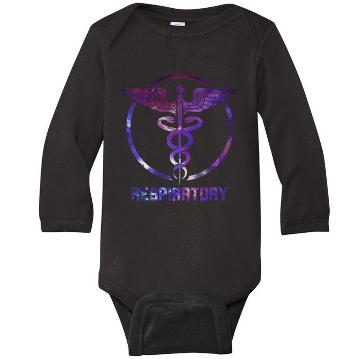 Respiratory Therapist Respiratory Therapy Design Baby Long Sleeve Bodysuit