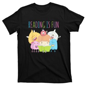 Reading Teacher Reading is Fun Monster Book Lover Fun Kid T-Shirt