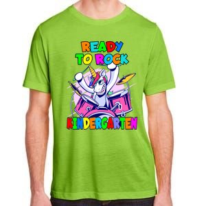 Ready To Rock Kindergarten Drumming Unicorn Preschool Meaningful Gift Adult ChromaSoft Performance T-Shirt