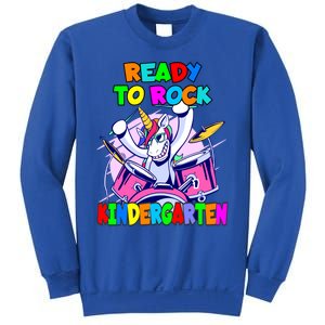 Ready To Rock Kindergarten Drumming Unicorn Preschool Meaningful Gift Sweatshirt