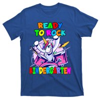 Ready To Rock Kindergarten Drumming Unicorn Preschool Meaningful Gift T-Shirt