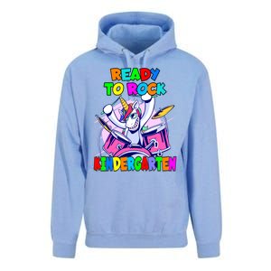 Ready To Rock Kindergarten Drumming Unicorn Preschool Meaningful Gift Unisex Surf Hoodie