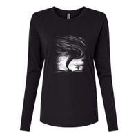 Realistic Tornado Womens Cotton Relaxed Long Sleeve T-Shirt