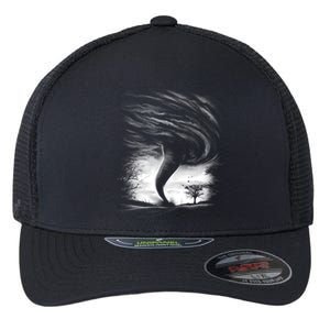 Realistic Tornado Flexfit Unipanel Trucker Cap